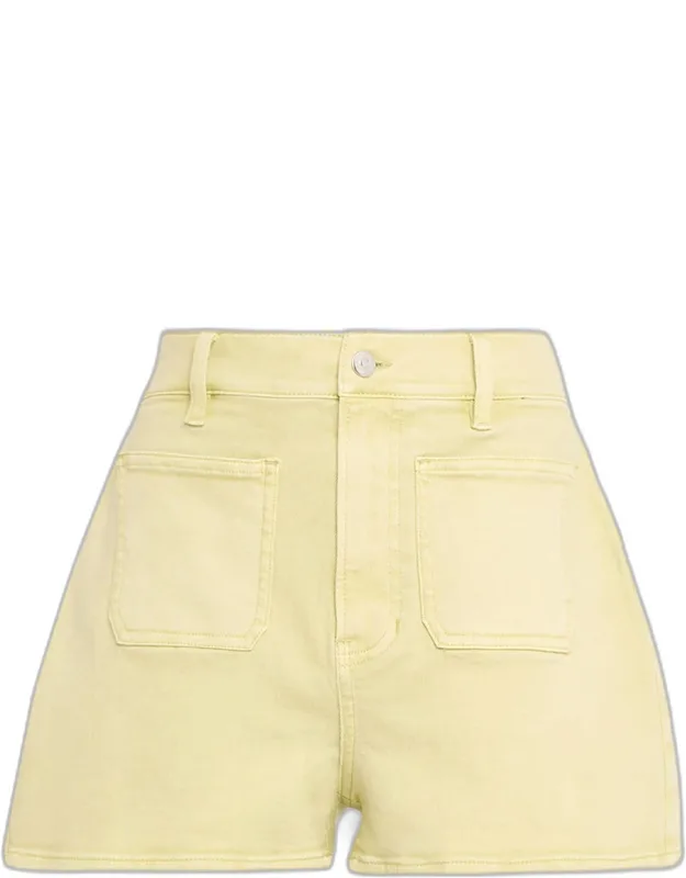 Patch Pocket Denim Shorts