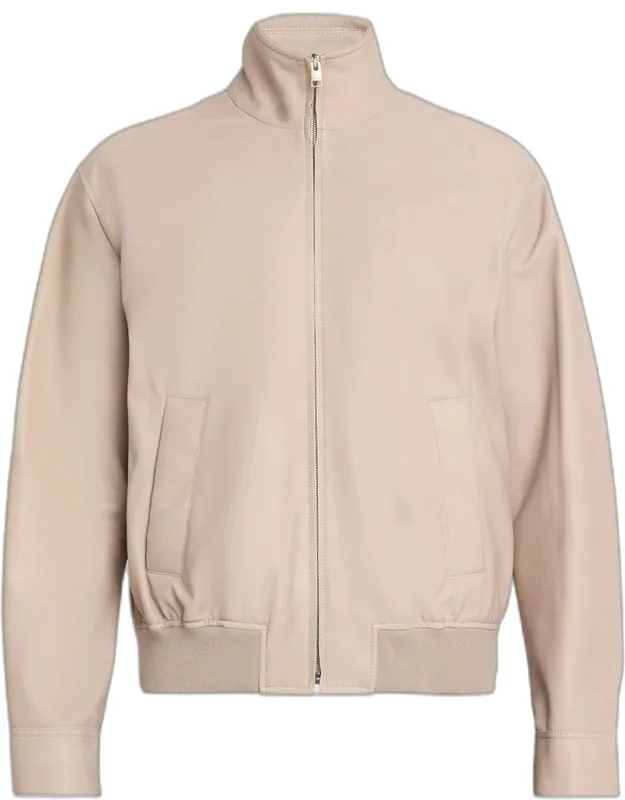 Leather Bomber Jacket