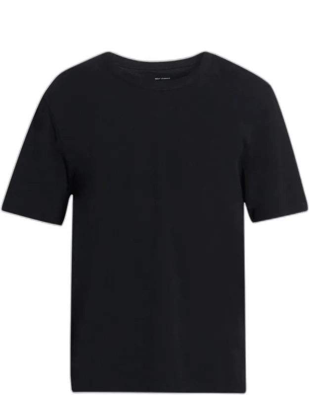 Short-sleeve Cotton Crewneck T-shirt