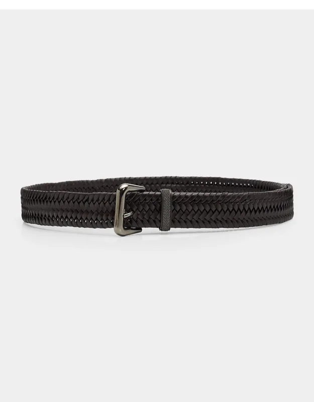 Woven Leather Belt