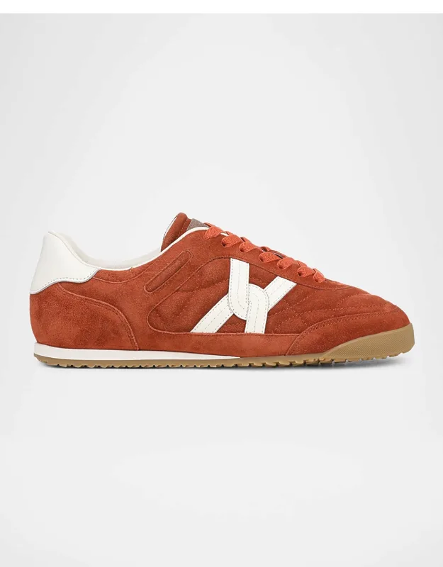 Mixed Leather Low-top Sneakers