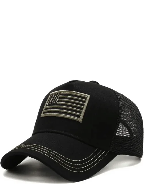 American Flag Trucker Hat