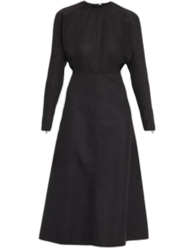 A-line Midi Dress