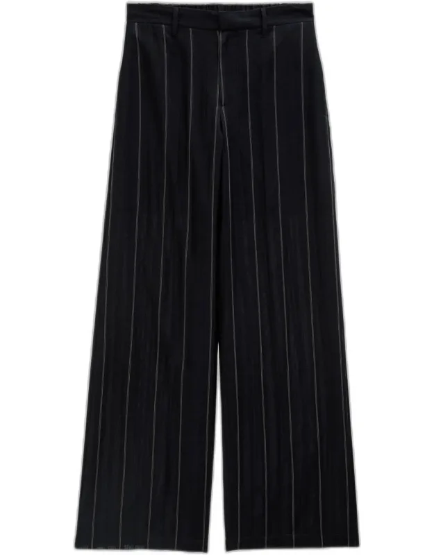 Sheer Wide-leg Trousers