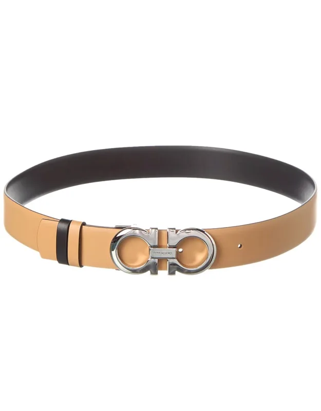 Reversible And Adjustable Leather Belt