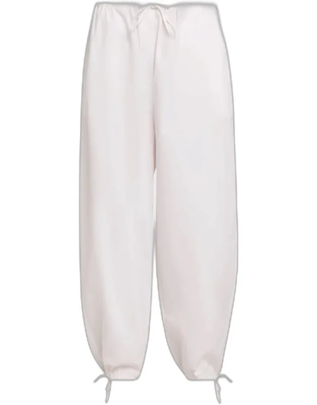 Drawstring Cotton Balloon Pants