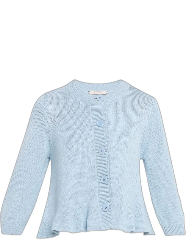 Cropped Cotton Cardigan