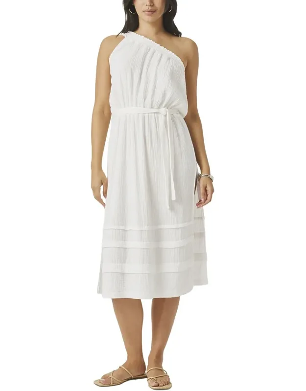 Ava Gauze One Shoulder Dress