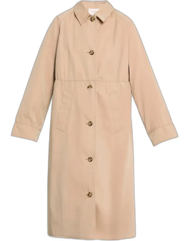 Luxury Layer Technical Cotton Trench Coat