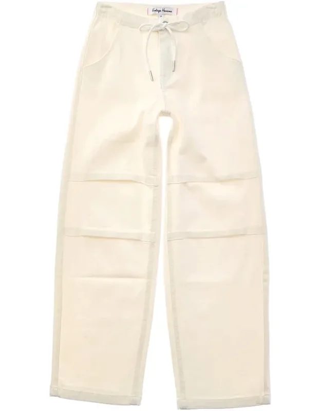 Pintuck Wide Leg Pants