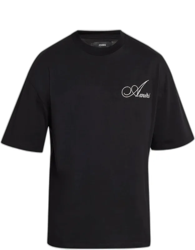 Crystal-embellished Logo Cotton T-shirt