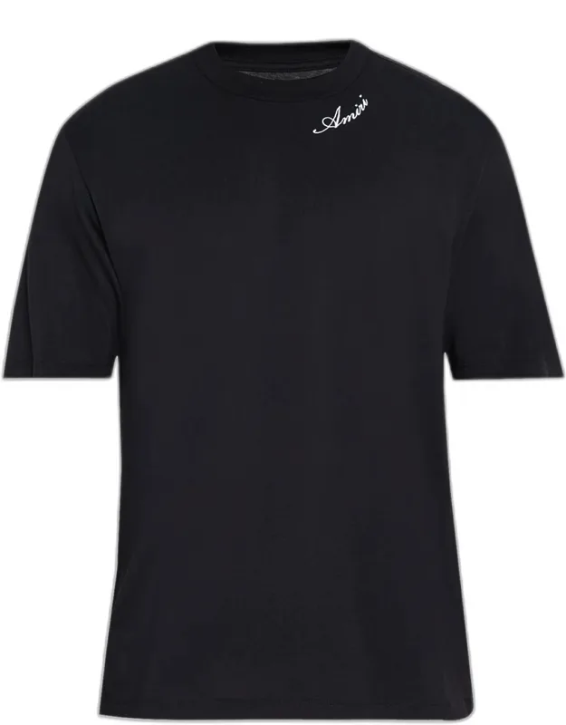 Cotton And Modal Logo Crewneck T-shirt