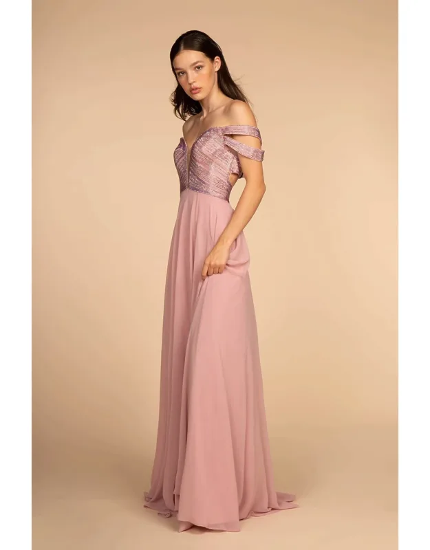 Off Shoulder Prom Dress