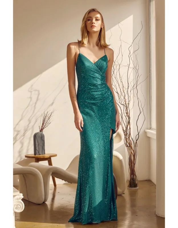Sequined Prom Dress