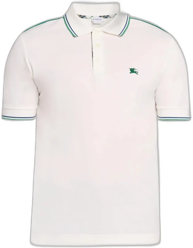 Evan Ekd Check-placket Tennis Polo Shirt