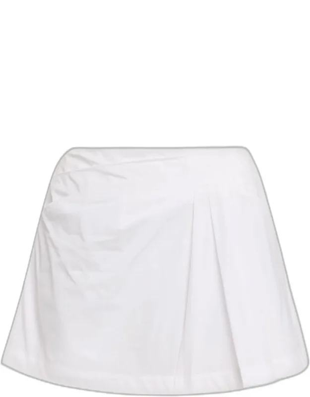 Poplin Mini Skirt