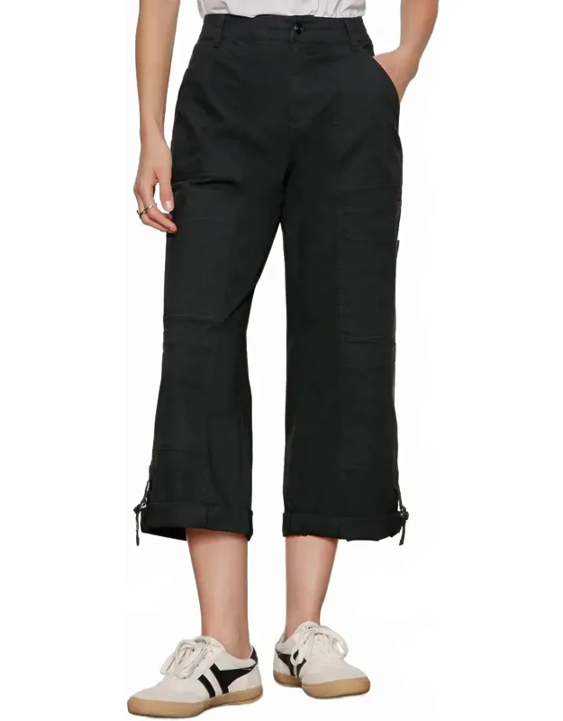 Cargo Pant With Adjustable Tabs And Relaxed Fit