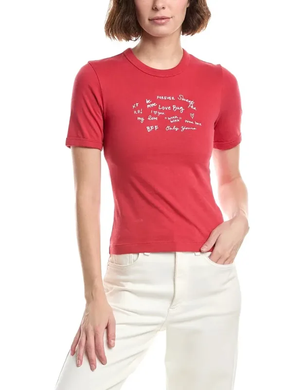 Sweetheart Phrases Mica Ringer T-shirt