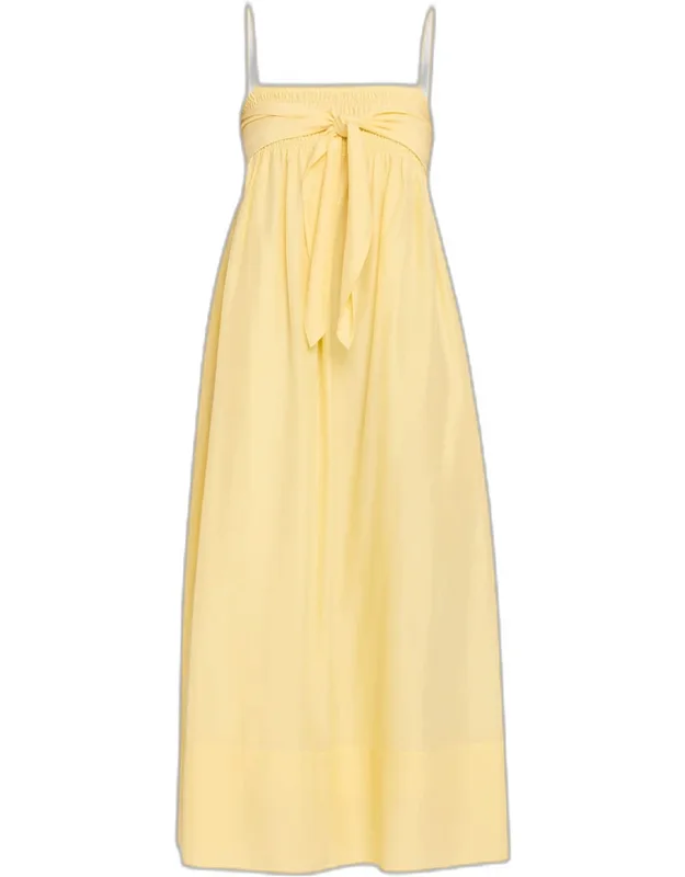 Tie-front Maxi Dress