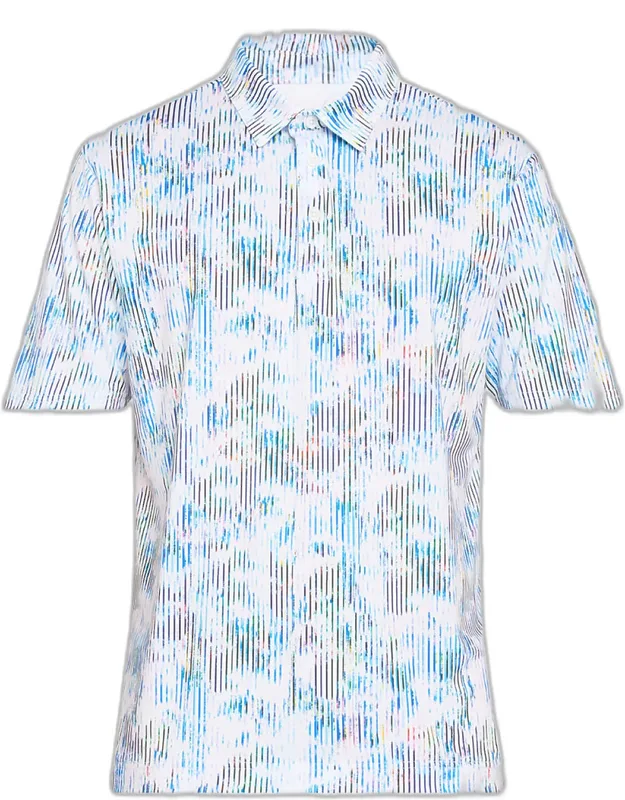 Clyne Printed Button-front Shirt