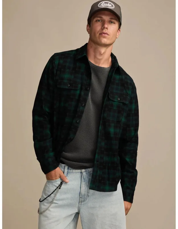 Patchwork Plaid Shirt