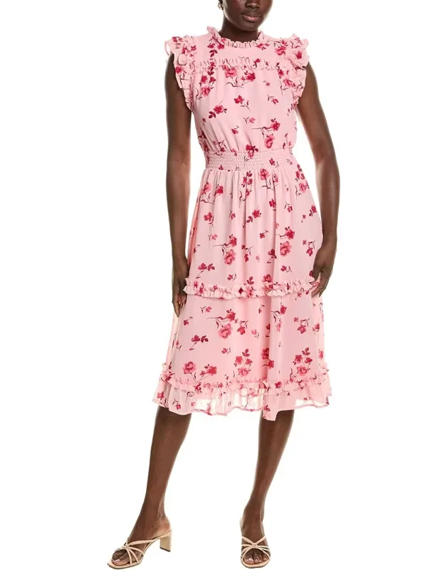 Printed Midi Dress