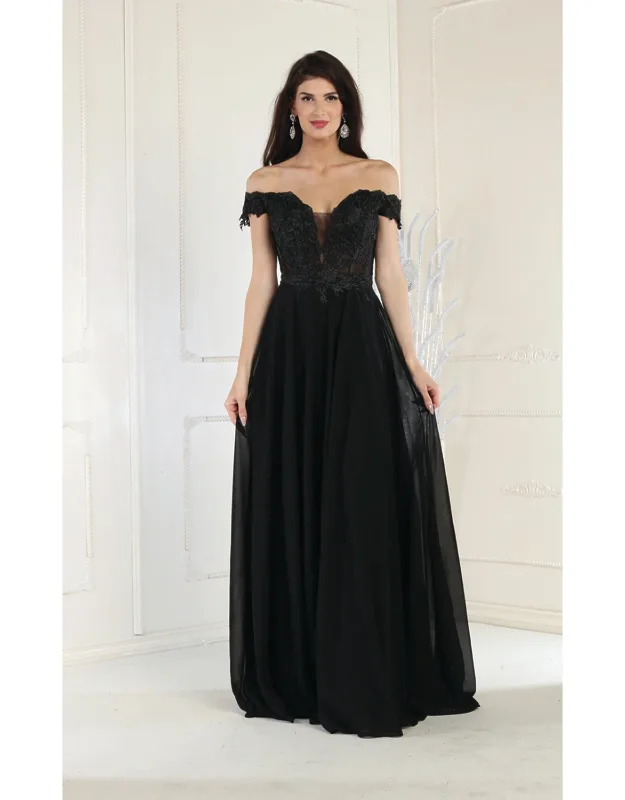 Off Shoulder Formal Dress