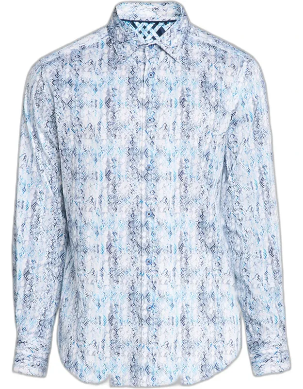 Alahmar Medallion Button-down Shirt