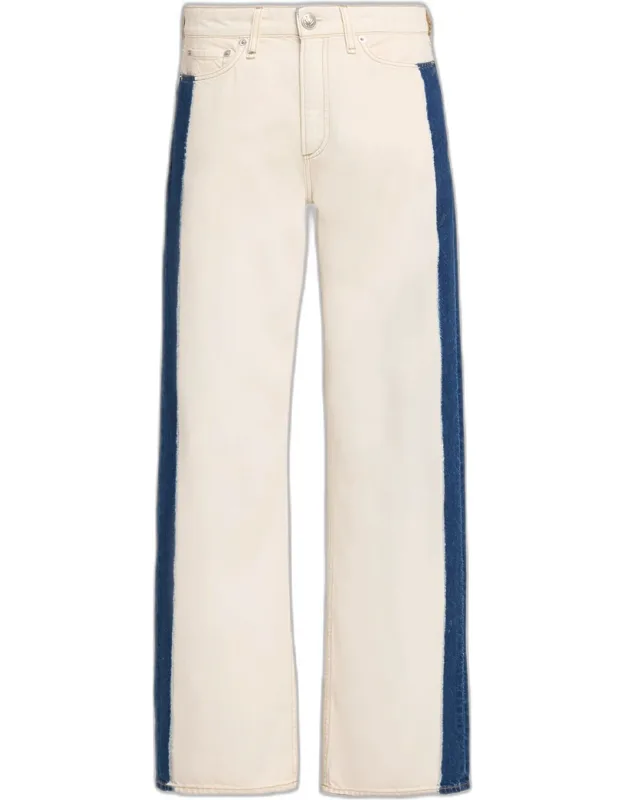 Featherweight Mid-rise Two-tone Jeans