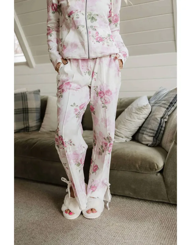 Wide Leg Bow Comfies Pants