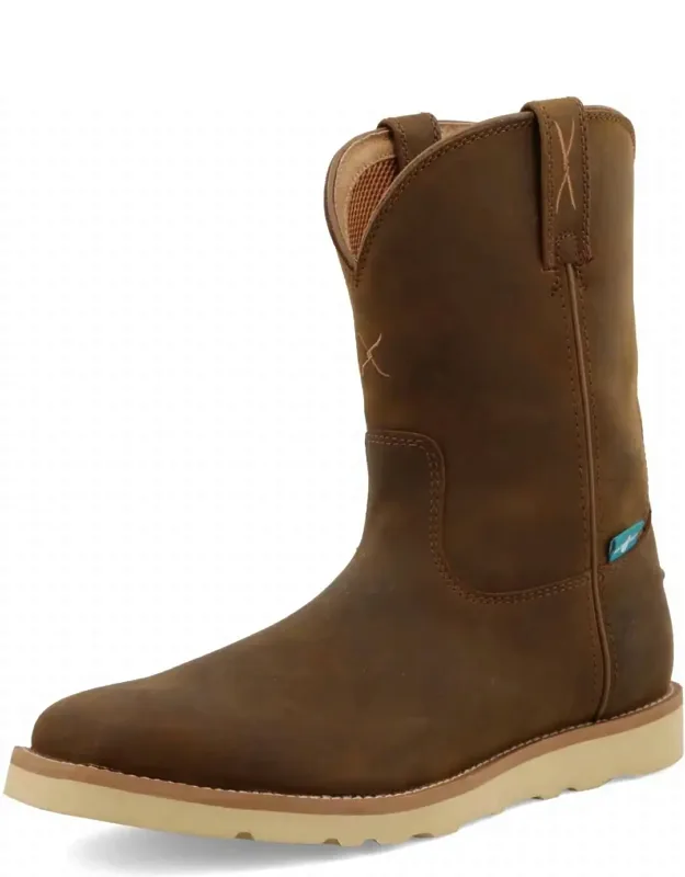 Work Pull-on Wedge Sole Boots