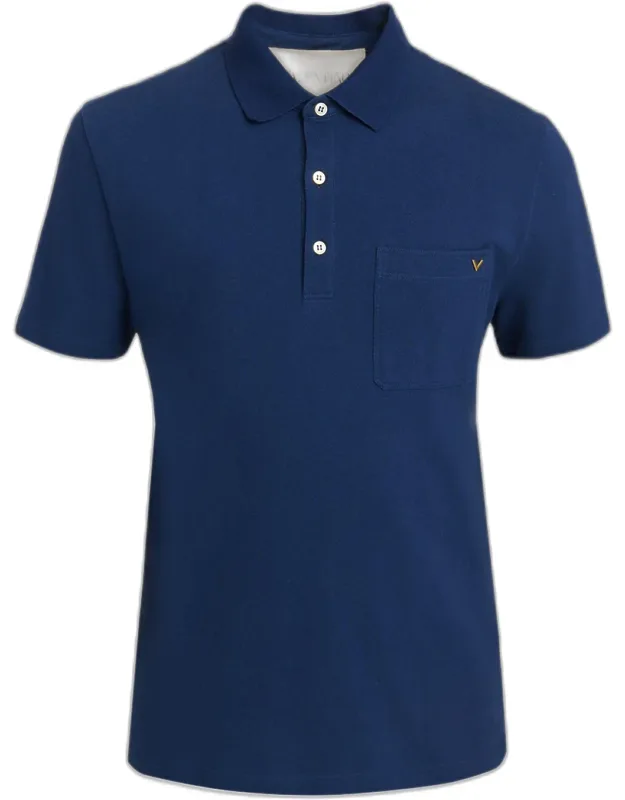 Vgold Pique Polo Shirt