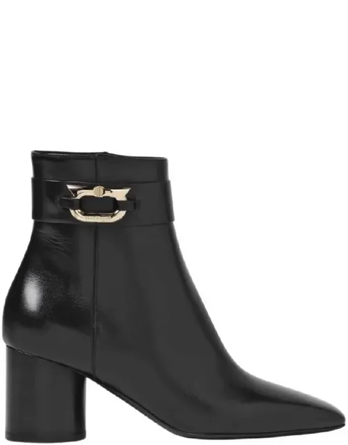 Placida Gancini Ornament Ankle Boots
