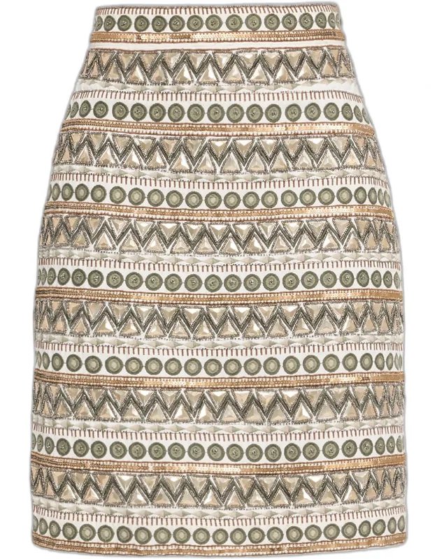 Beaded Embroidered Skirt