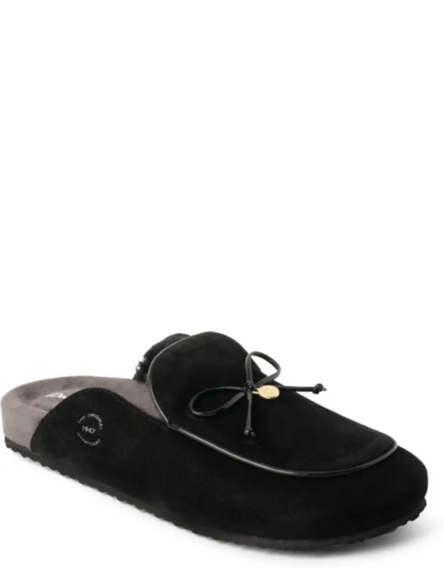 Falan Genuine Suede Scuff Slippers