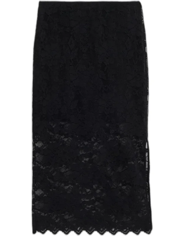 Lace Midi Skirt