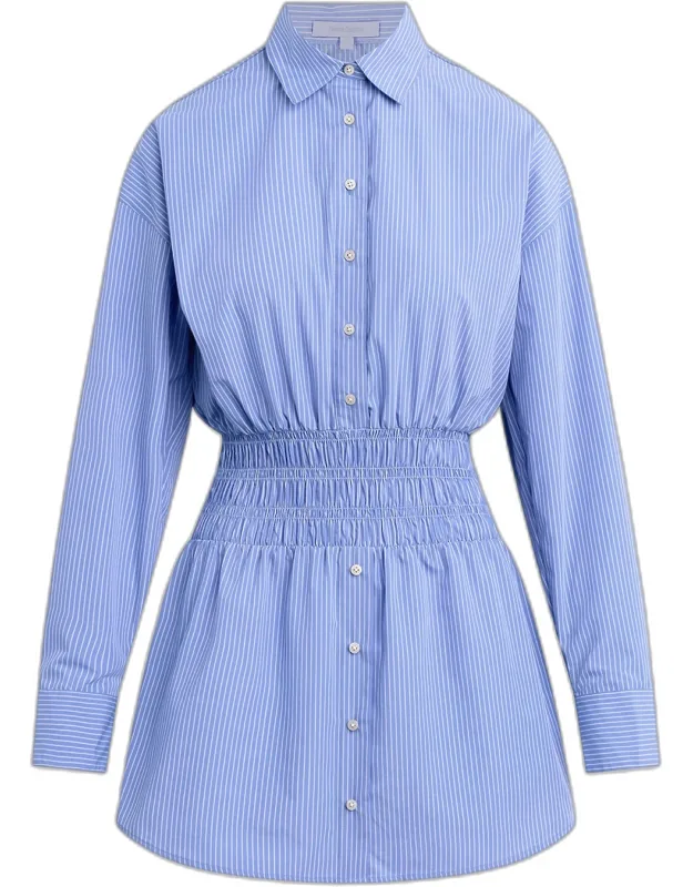 The Waist Not Striped Mini Dress