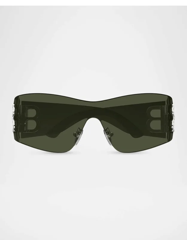 Bossy Metal And Nylon Mask Sunglasses