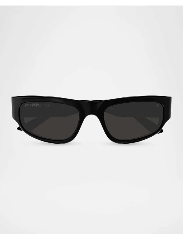 Acetate And Bio Nylon Rectangle Sunglasses