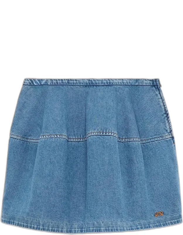Denim Mini Skirt