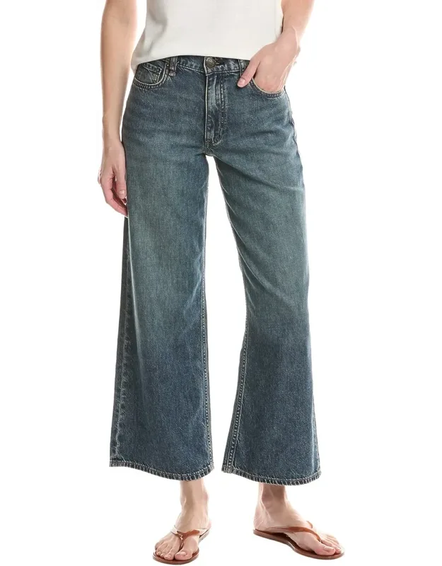 Featherweight Ankle Wide Leg Jeans
