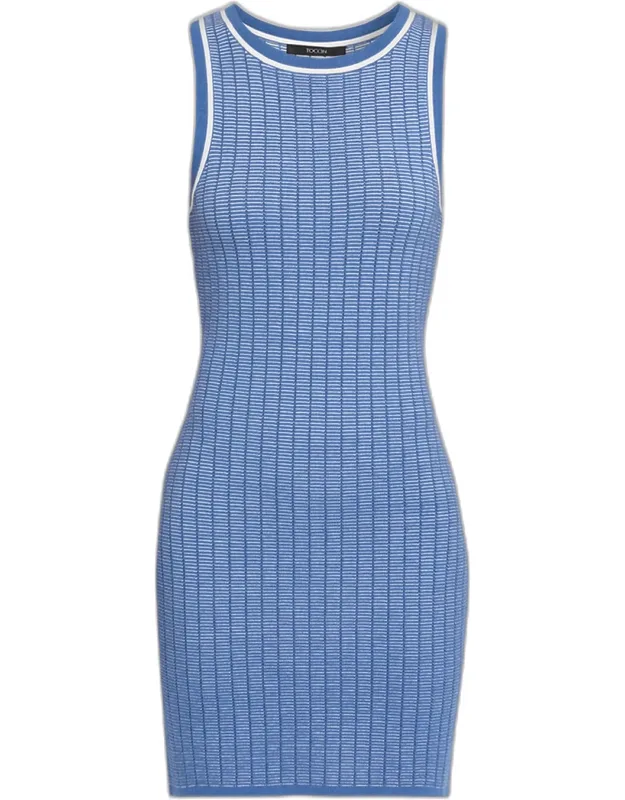Waffle Stitch Mini Dress