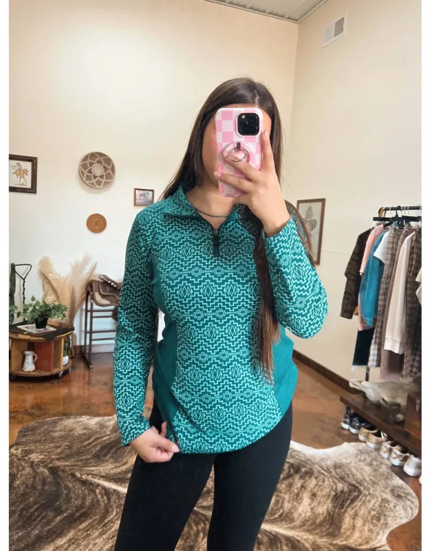 Arctic Aztec Pullover Top