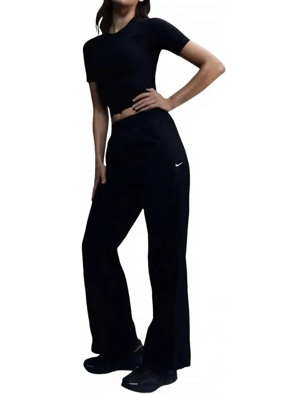 Windrunner High-waisted Woven Open-hem Pants