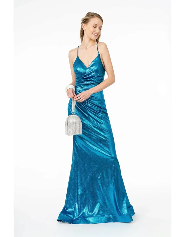 Glossy Formal Dress
