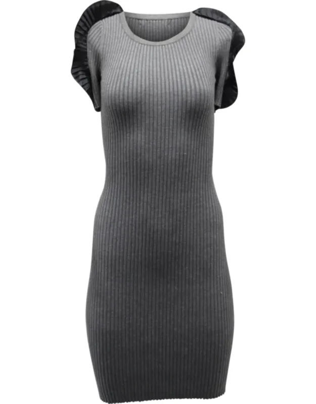 Ruffle Sleeve Bodycon Dress