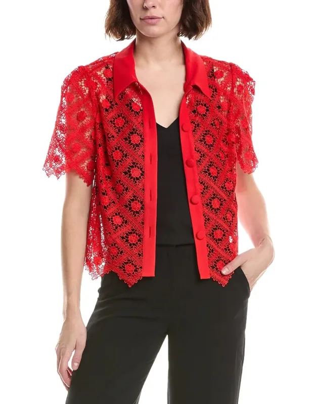 Addison Tile Lace Shirt