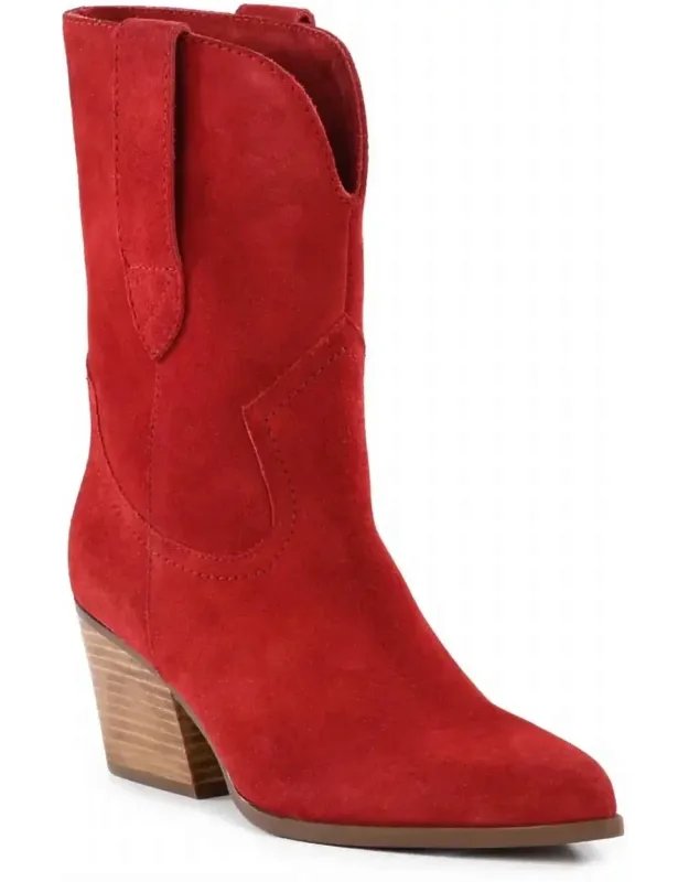 Line Dance Suede Boots