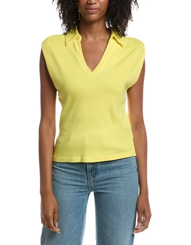 Power Shoulder Polo Shirt