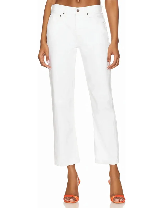 Rhea Mid Rise Crop Jeans